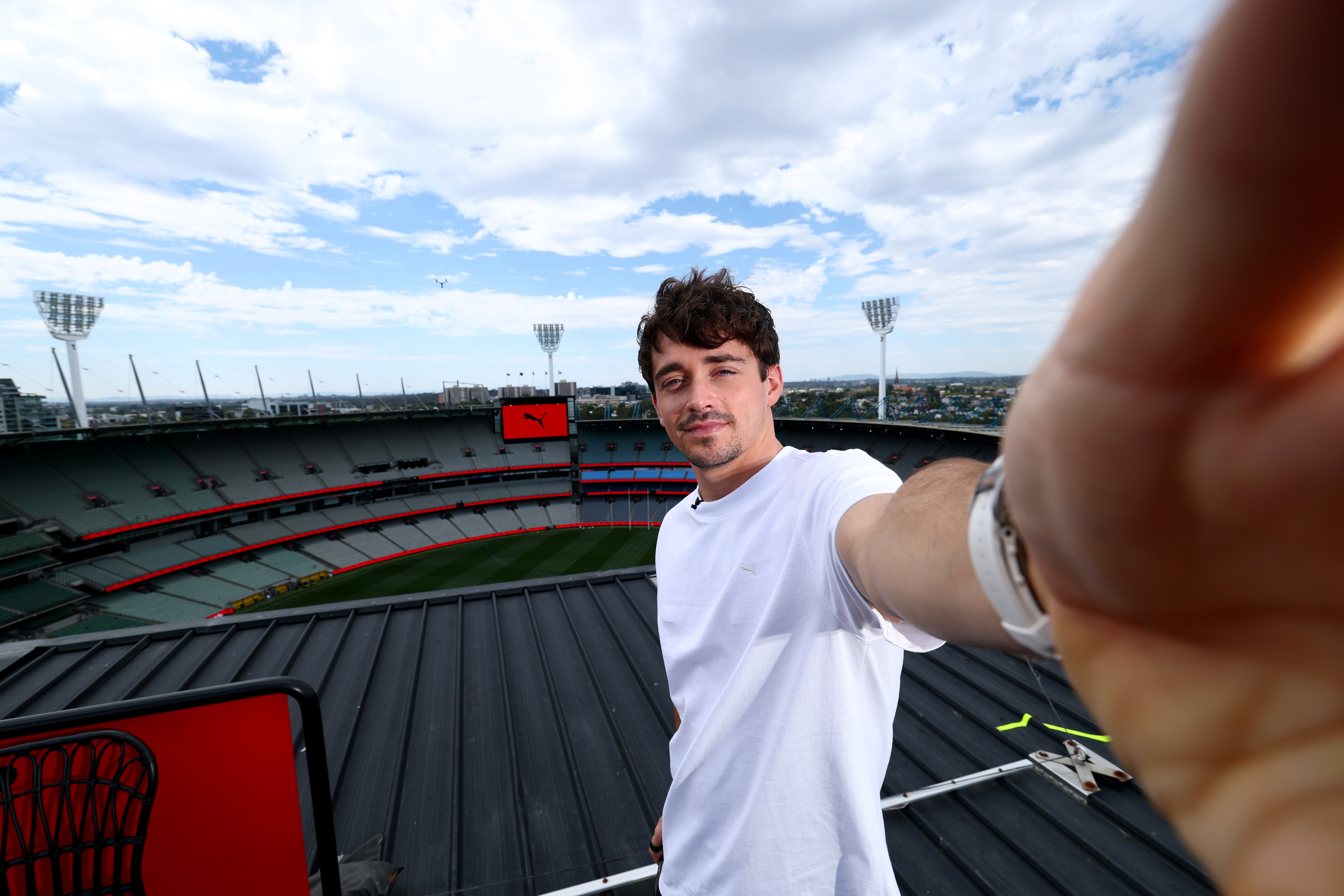 CHARLES LECLERC in MELBOURNE AT THE MCG