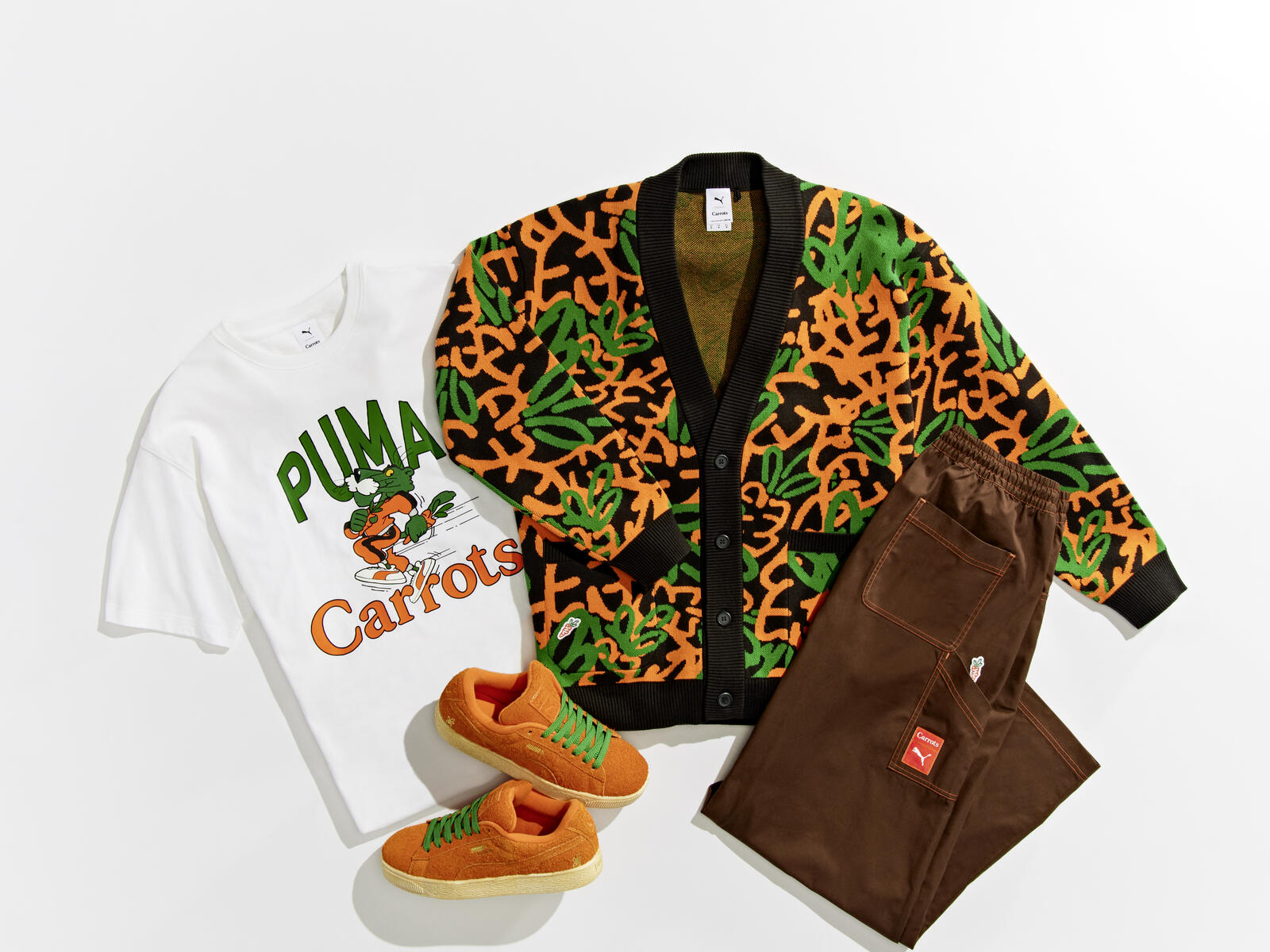 Products from the PUMA Carrots Collection