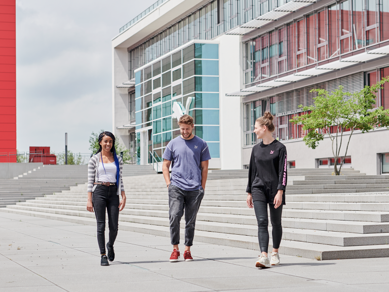 PUMA employees walking