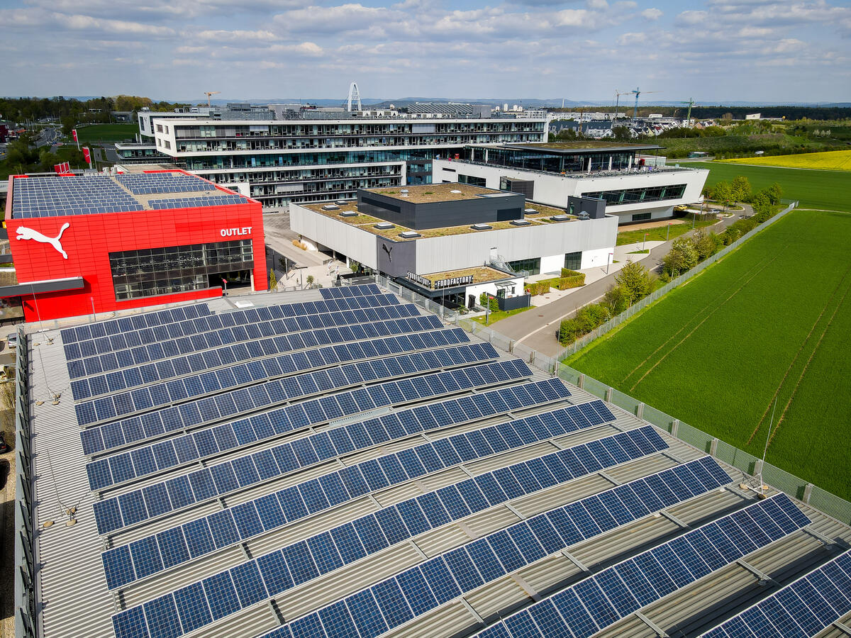 PUMA Headquarters Solarpanels