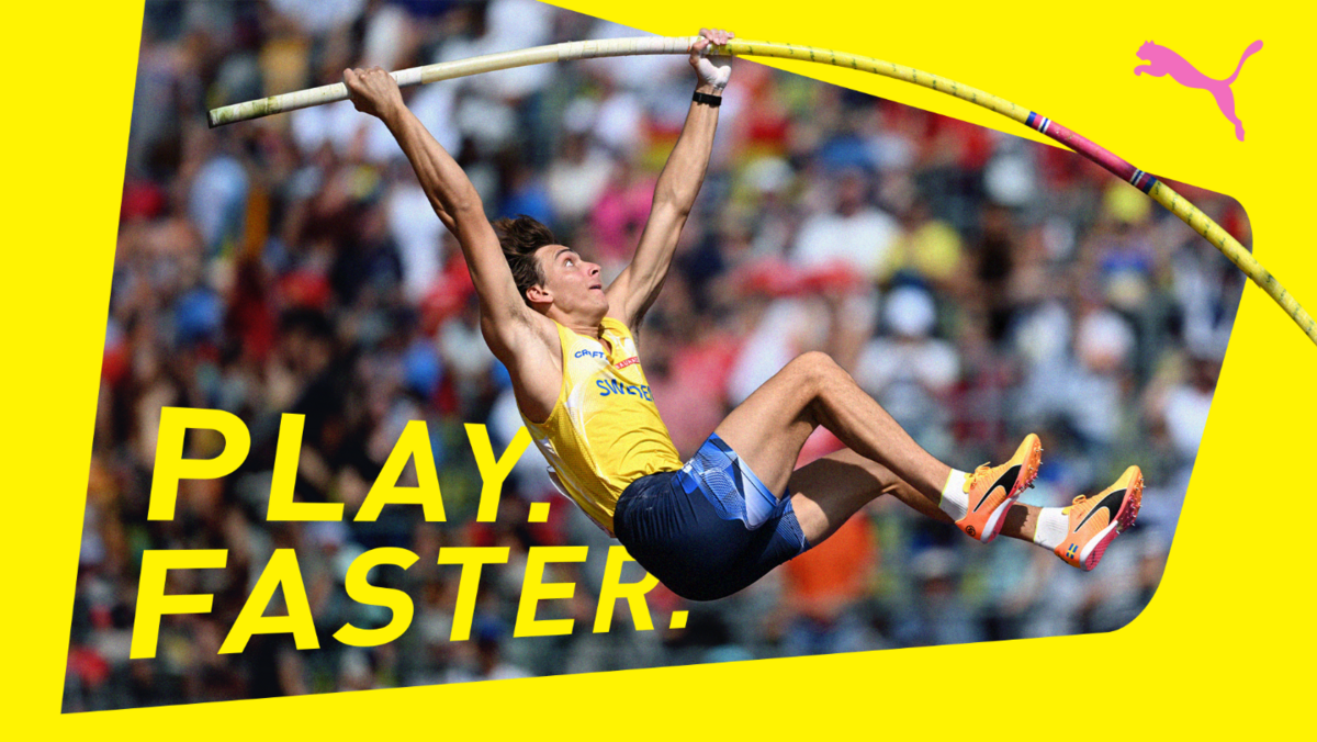 Mondo Duplantis pole vaulting