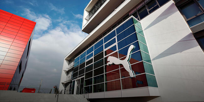 PUMA Entrance at the headquarters